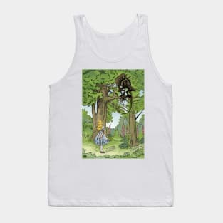 Alice Meets the Alien in Wonderland Tank Top